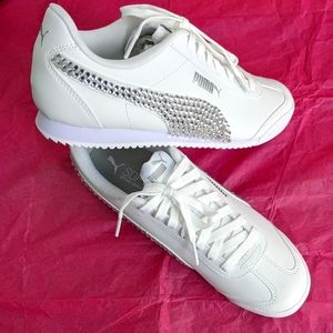 💢 SOLD 💢 New Swarovski Crystal Style Puma Softfoam Turino Size 9 Bling